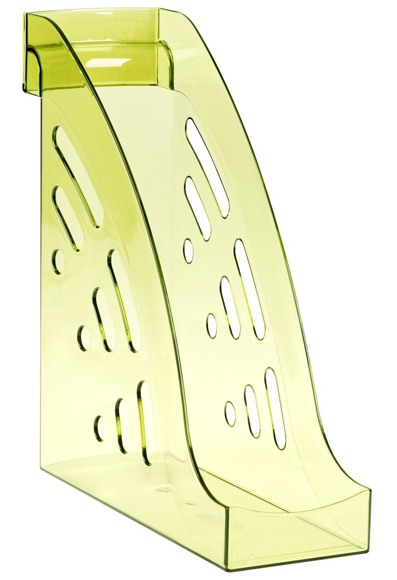 картинка Лоток для бумаг вертикальный 1 отдел, 286*285*95 мм, пластик, лайм тонированный, "Эксперт", СТАММ, ЛТВ-31153 от магазина Альфанит в Кунгуре