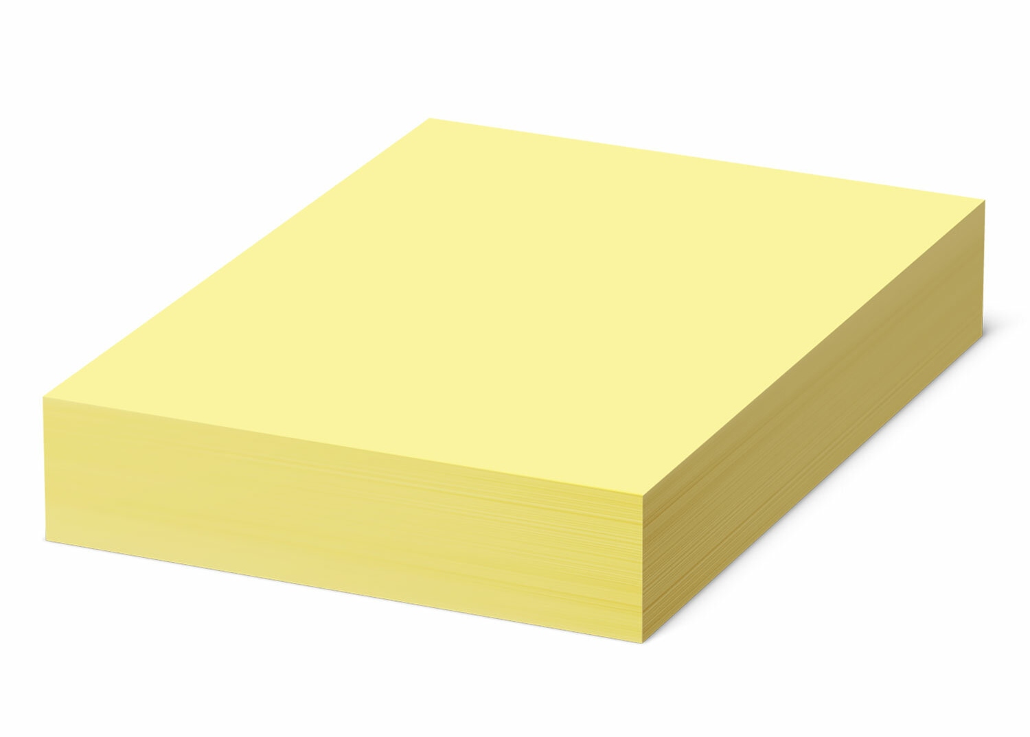 картинка Бумага офисная цветная, А4, 500 л, 80 г/м2, пастель желтая, Double A от магазина Альфанит в Кунгуре