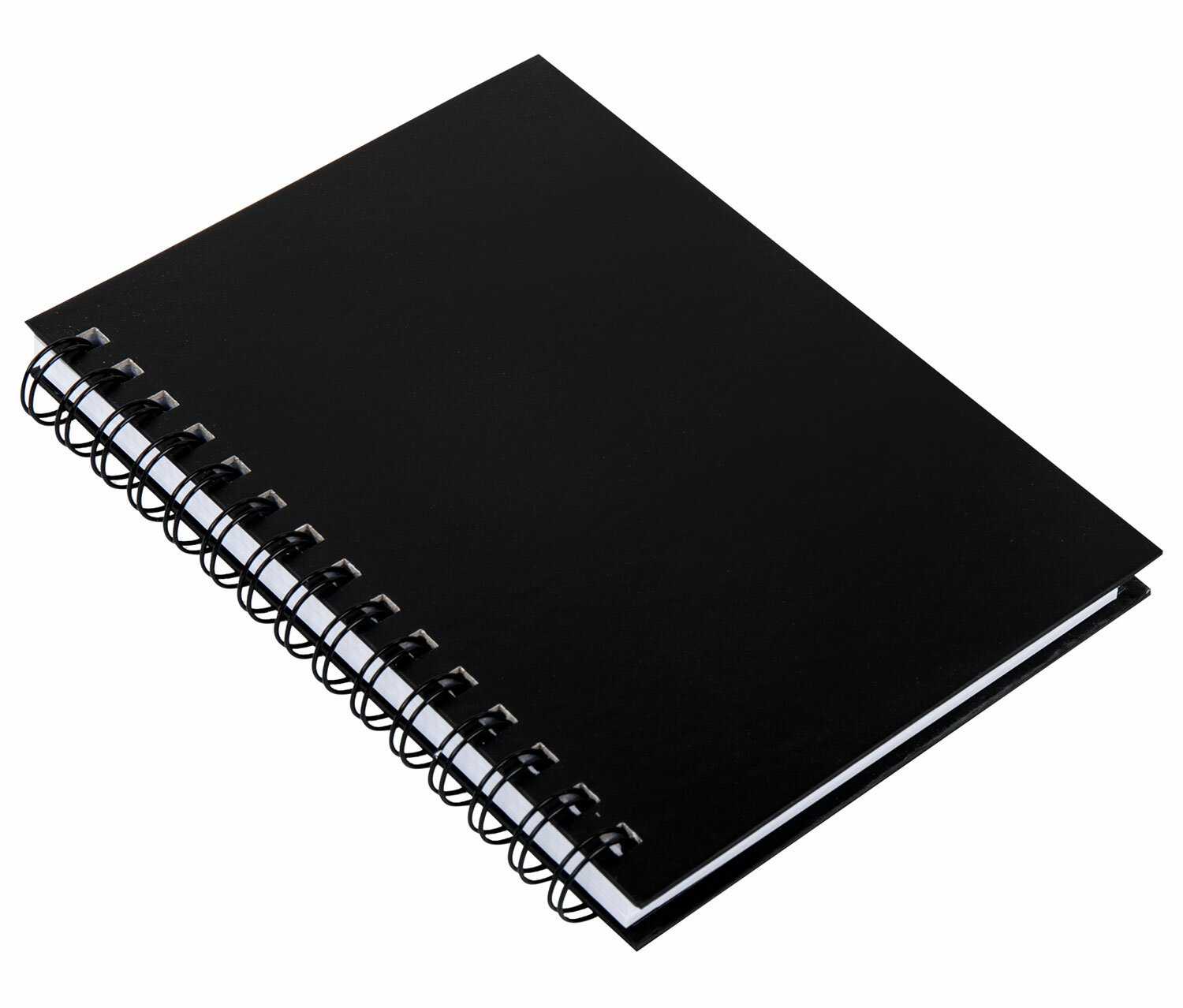 картинка Скетчбук, А5, 60 л, 160 г/м2, спираль, черный, BRAUBERG, 115072 от магазина Альфанит в Кунгуре