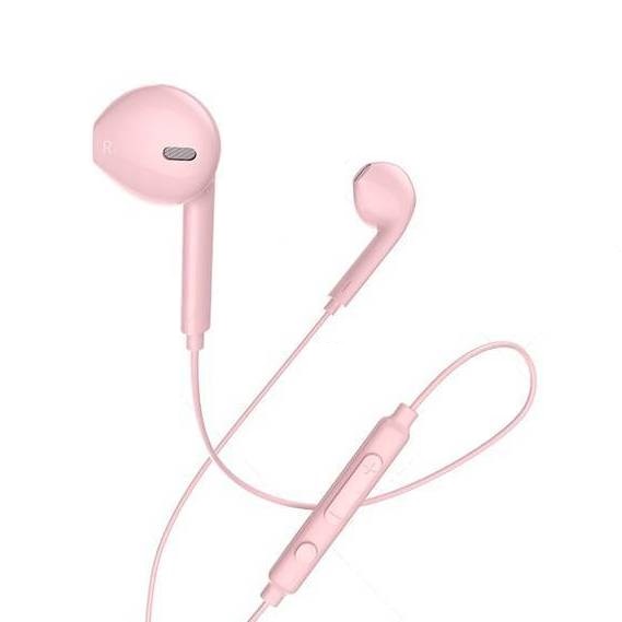 картинка Гарнитура вкладыши Hoco M55, розовый от магазина Альфанит в Кунгуре