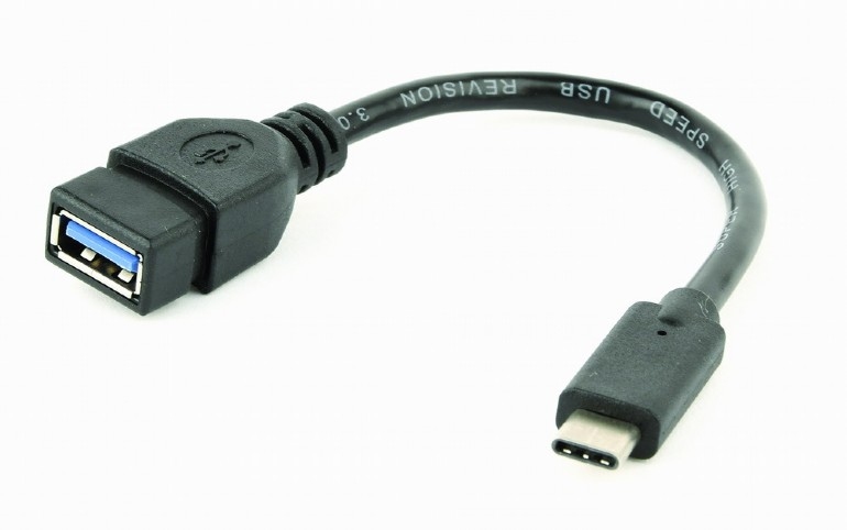 картинка Переходник OTG Cablexpert, Type-C to USB AF, черный, A-OTG-CMAF3-01 от магазина Альфанит в Кунгуре