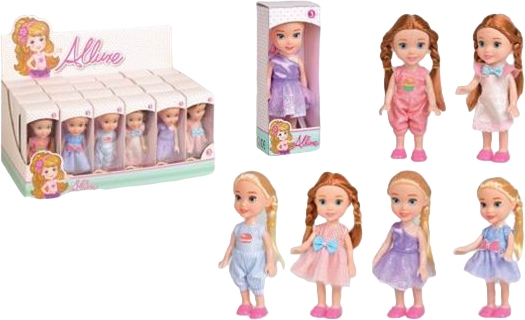 картинка Кукла, 16 см, пластик, в коробке, ассорти, "Малышка", 1010A, 0722862FCJ от магазина Альфанит в Кунгуре