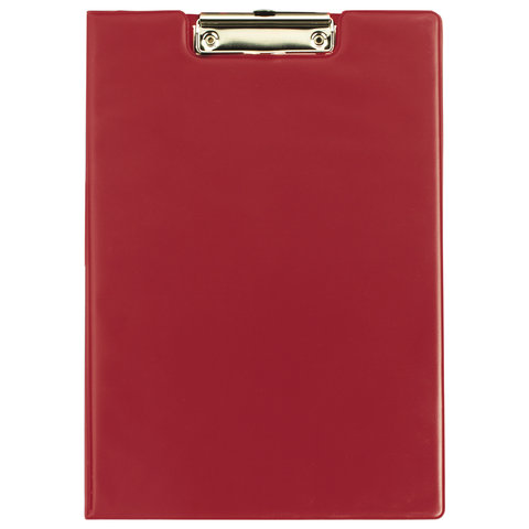 картинка Папка-планшет с верхним прижимом, А4, бордовый, BRAUBERG, 225687 от магазина Альфанит в Кунгуре