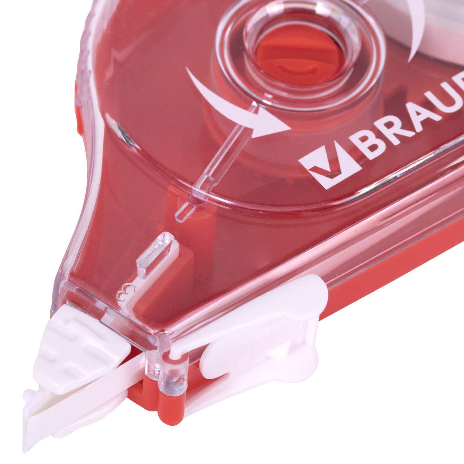 картинка Корректирующая лента, 5мм*25м, красный, "Maxi Plus", BRAUBERG, 272501 от магазина Альфанит в Кунгуре