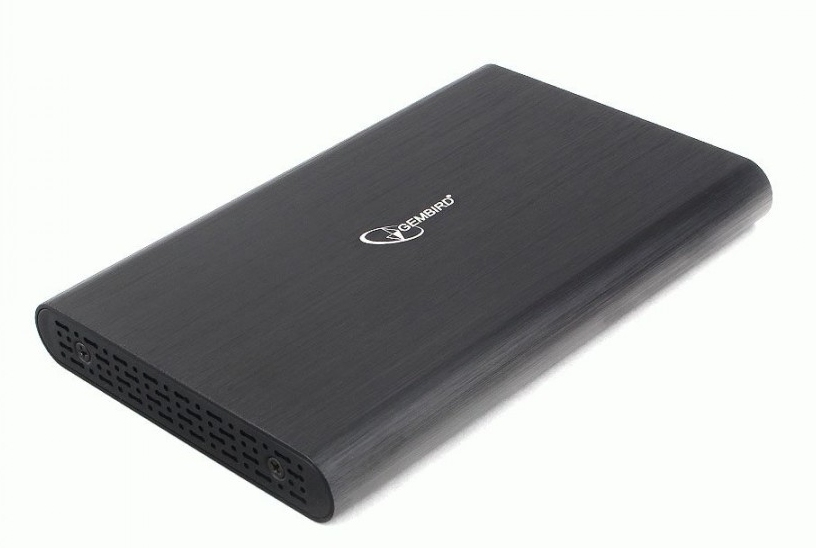 картинка Внешний корпус USB 3.0 для 2.5" HDD SATA Gembird EE2-U3S-50, металл, черный от магазина Альфанит в Кунгуре