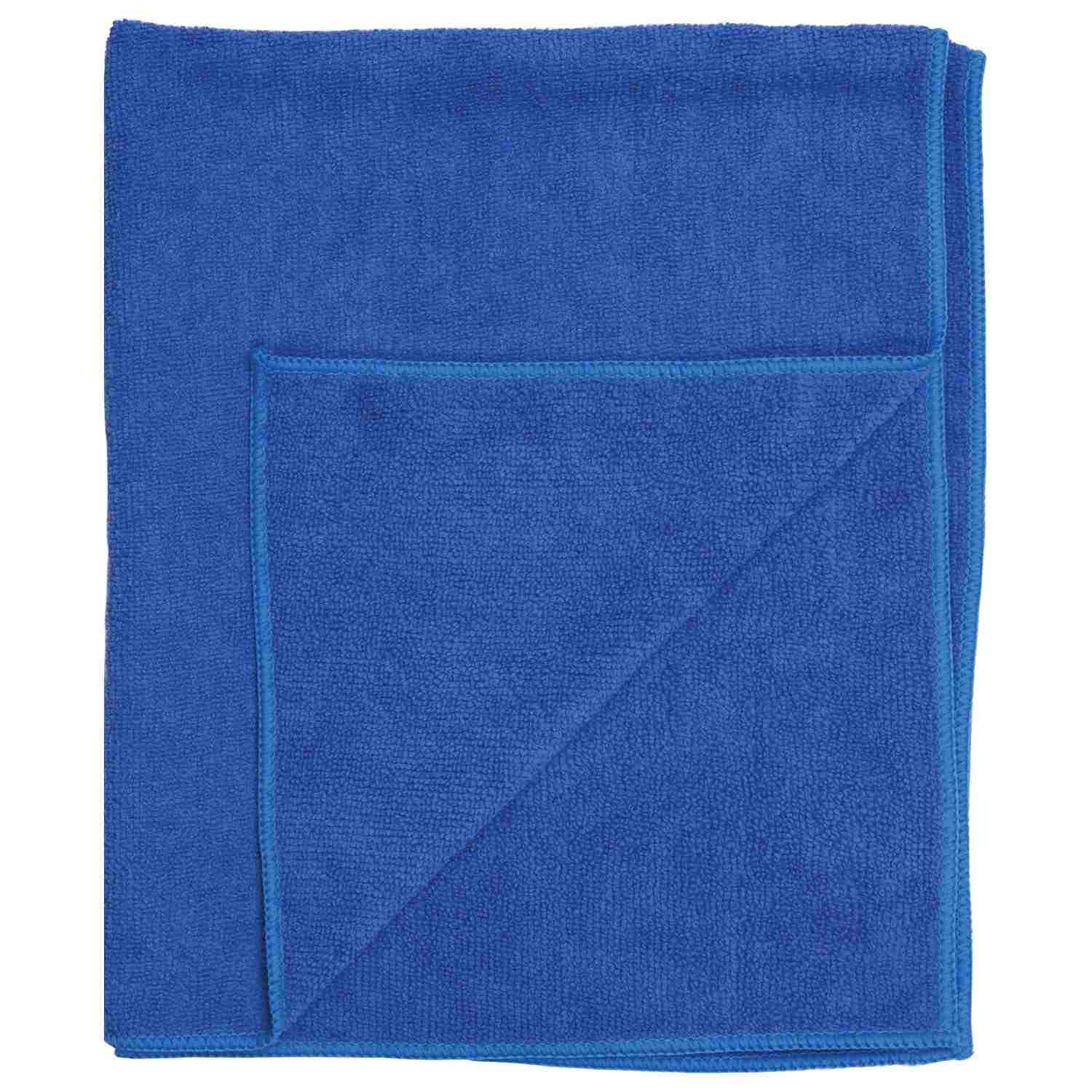 картинка Салфетки из микрофибры, 3 шт, 50*60 см, 260 г/м2, синий, плотная, "Плюс", Любаша, 603944 от магазина Альфанит в Кунгуре