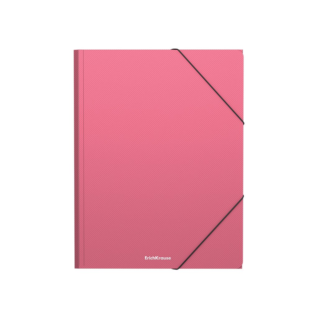 картинка Папка на резинке, А4, 600 мкм, пластик, розовый, "Matt Pastel", Erich Krause, 50400/01 от магазина Альфанит в Кунгуре