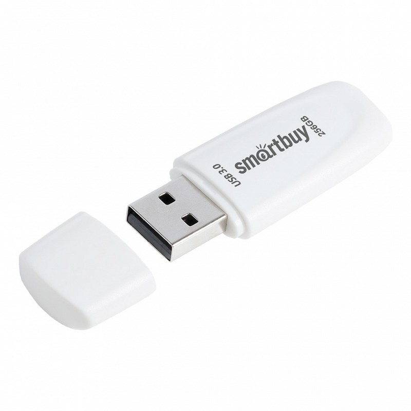 картинка Флеш-диск SmartBuy 256 GB USB 3.1, Scout, белый, SB256GB3SCW от магазина Альфанит в Кунгуре