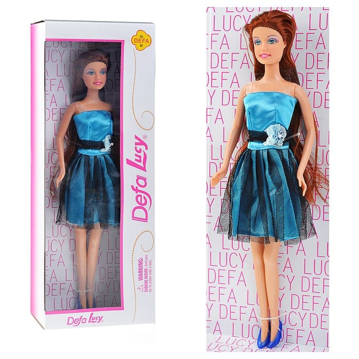 картинка Кукла, 30 см, с аксессуарами, в вечернем платье, Defa Lusy, 8136 от магазина Альфанит в Кунгуре