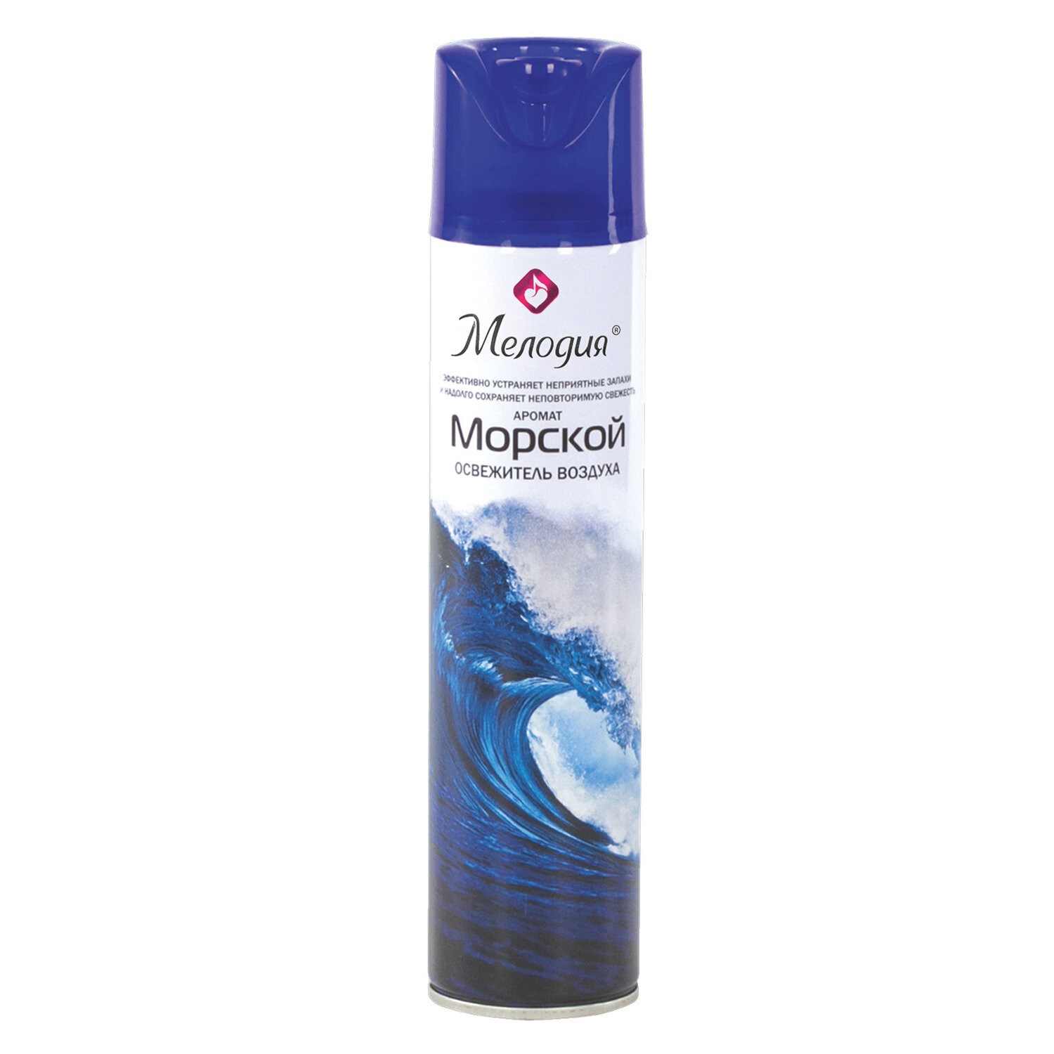 картинка Освежитель воздуха, 300 мл, аэрозоль, баллон, "Air Freshener. Морской", Мелодия, 601903 от магазина Альфанит в Кунгуре