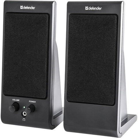 картинка Акустическая система 2.0 Defender SPK-165/170, 4Вт, USB, черный, 65165, 510479 от магазина Альфанит в Кунгуре