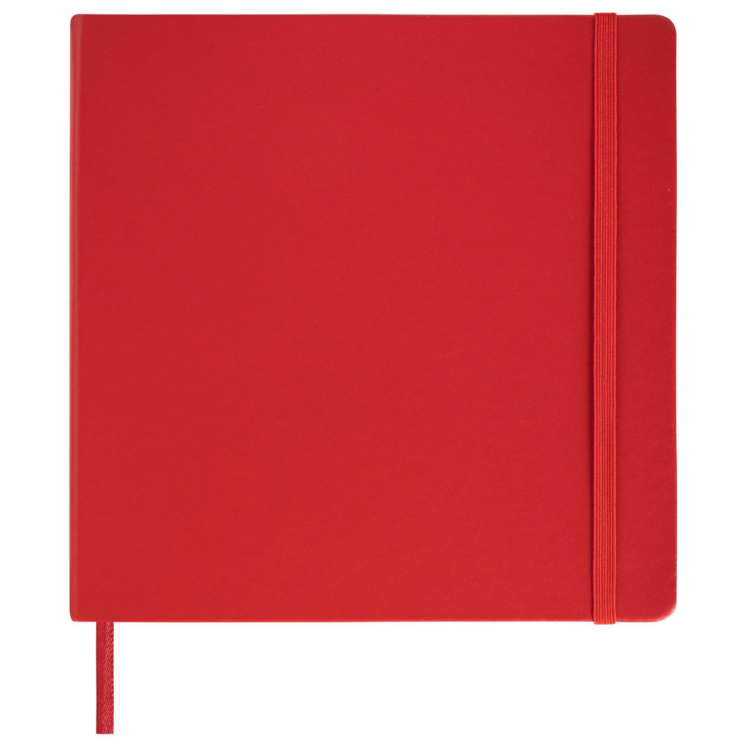 картинка Скетчбук, 200*200 мм, 80 л, 140 г/м2, красный, кожзам, на резинке, "CLASSIC", BRAUBERG ART, 113195 от магазина Альфанит в Кунгуре