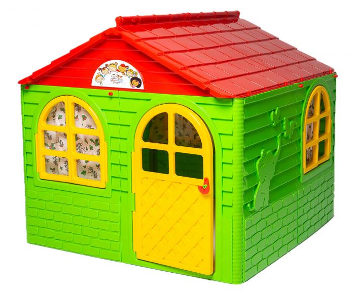картинка Дом детский, № 2, зеленый с красным,  025500/3  от магазина Альфанит в Кунгуре