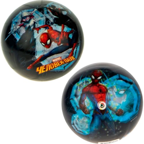 картинка Мяч, 15 см, 50 гр, ПВХ, "Marvel Мстители Человек Паук", 10490164 от магазина Альфанит в Кунгуре