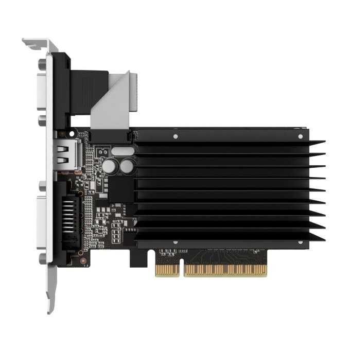 картинка Видеокарта PCI-E  2 GB GeForce GT710 Palit PA-GT710-2GD3H (DDR3,64bit) low-profile oem от магазина Альфанит в Кунгуре