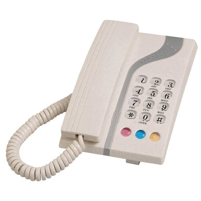 картинка Телефон проводной Вектор 313/03, белый от магазина Альфанит в Кунгуре
