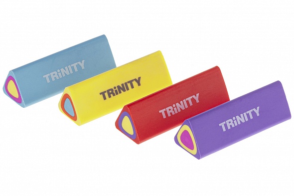 картинка Ластик, 45*16*16 мм, цветной, резина, прямоугольный, "Trinity New", Hatber, ER_065444 от магазина Альфанит в Кунгуре