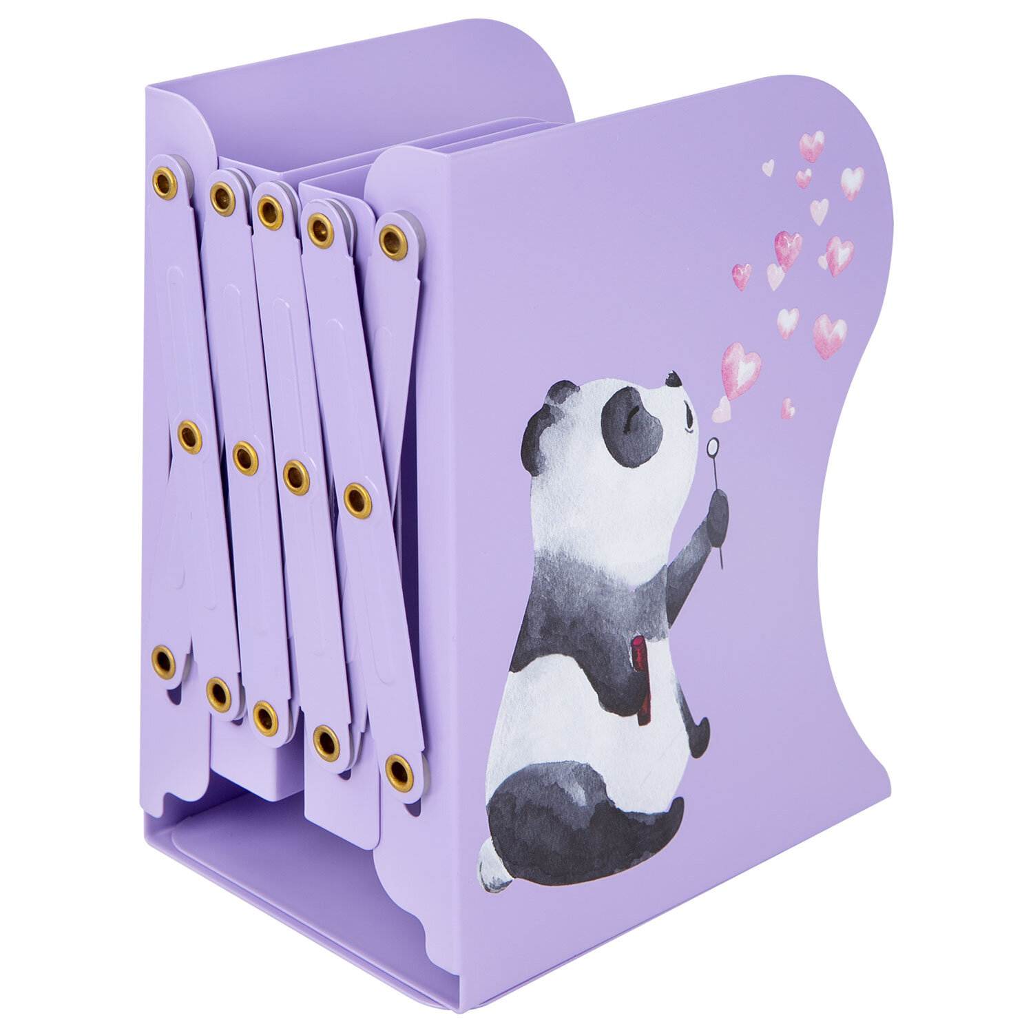 картинка Подставка для книг, металл, раздвижная, "Panda", BRAUBERG KIDS, 238064 от магазина Альфанит в Кунгуре