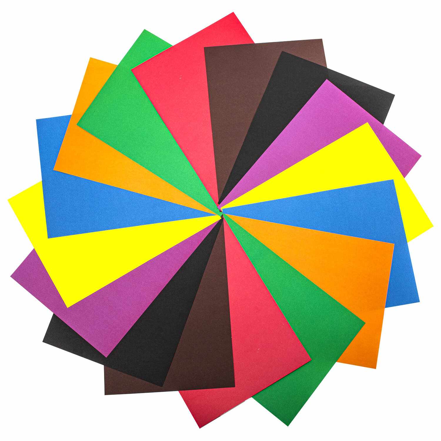 картинка Бумага цветная, А4, 16 л, 8 цв, немелованная, "Друзья", BRAUBERG, 115162 от магазина Альфанит в Кунгуре