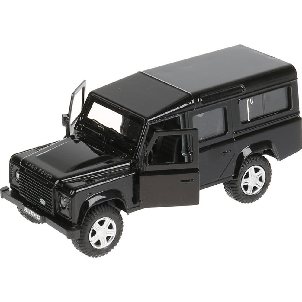 картинка Машина, 12 см, инерция, металл/пластик, черный, в коробке, "Land Rover Defender", ТехноПарк, 10380587 от магазина Альфанит в Кунгуре