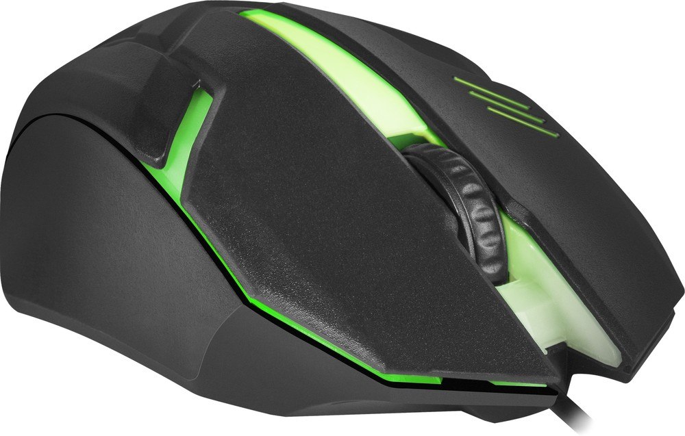 картинка Мышь проводная Defender Hit MB-550, 1200 dpi, USB, черный, подсветка, 7 цветов, 52550 от магазина Альфанит в Кунгуре