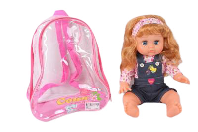 картинка Кукла, 33 см, в рюкзаке, "Соня", 5288 от магазина Альфанит в Кунгуре