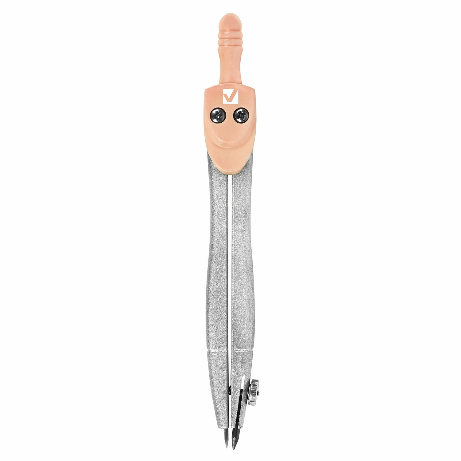 картинка Готовальня 11 предметов, персиковый, пластиковый футляр, "School Kit", BRAUBERG, 210717 от магазина Альфанит в Кунгуре
