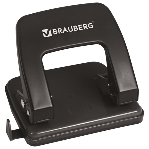 картинка Дырокол, 2 отверстия, на 25 л, металл, черный, "Classic", BRAUBERG, 229697 от магазина Альфанит в Кунгуре
