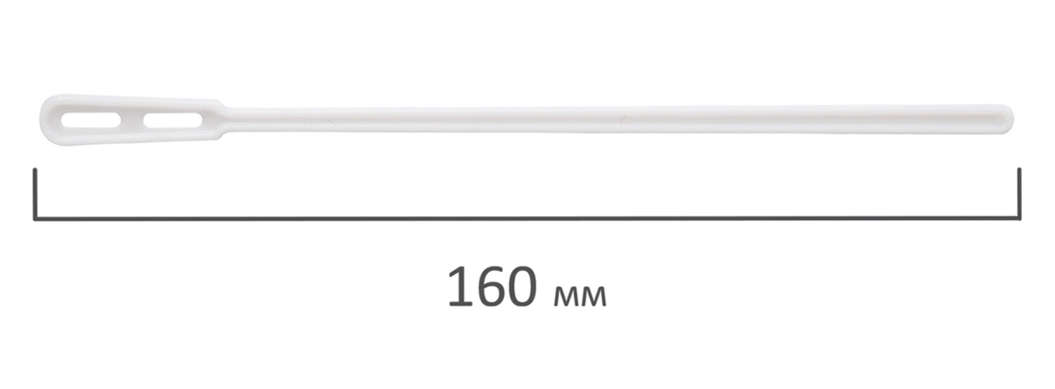картинка Размешиватели одноразовые 1000 шт, 16 см, пластик, белый, 608148, 19-8061 от магазина Альфанит в Кунгуре