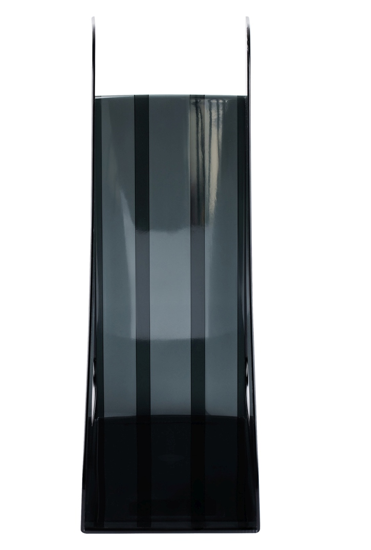 картинка Лоток для бумаг вертикальный 1 отдел, 240*235*90 мм, пластик, черный тонированный, "Фаворит", СТАММ, ЛТВ-30555 от магазина Альфанит в Кунгуре
