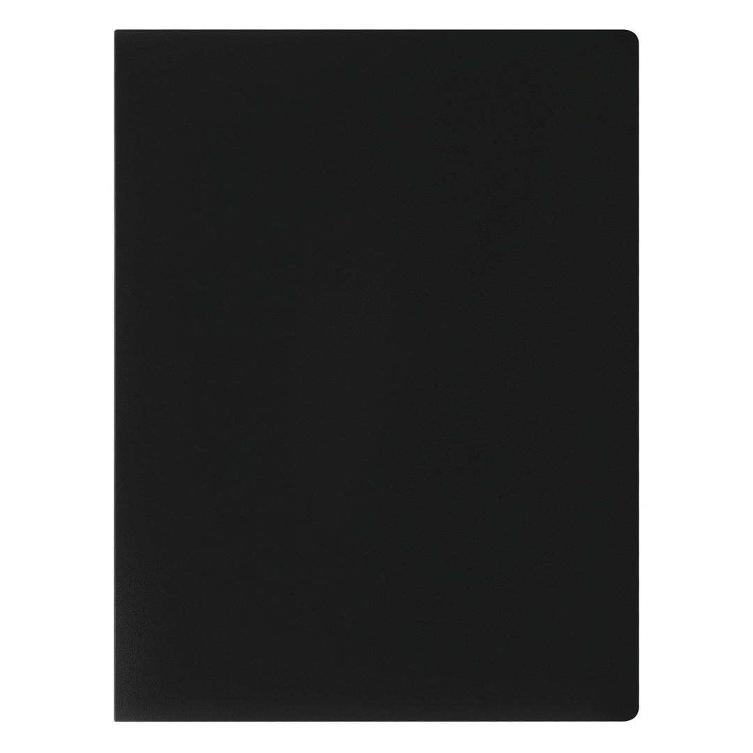 картинка Папка 30 файлов, А4, 400 мкм, корешок 17 мм, черный, СТАММ, ММ-32200 от магазина Альфанит в Кунгуре