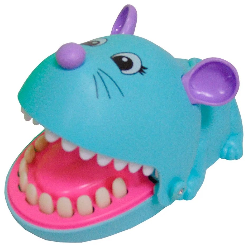 картинка Игровая фигурка, 16*9 см, пластик, ассорти, "Мышка-зубастик", 226-2, 262-14 от магазина Альфанит в Кунгуре