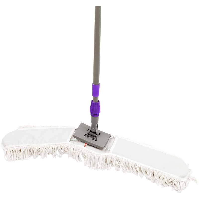 картинка Швабра, 125 см, насадка МОП, хлопок, OfficeClean, 303076 от магазина Альфанит в Кунгуре