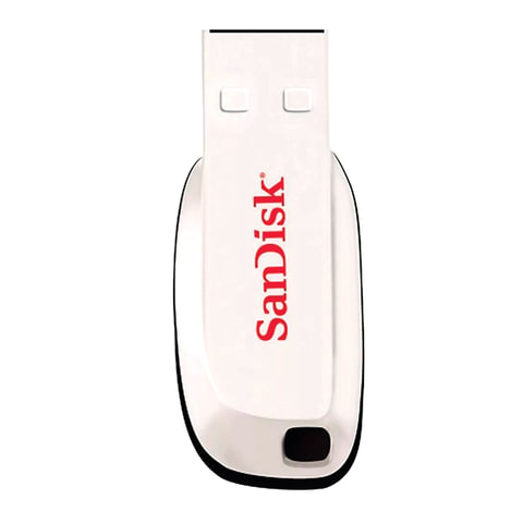 картинка Флеш-диск SanDisk 16 GB, CZ50 Cruzer Blade, белый от магазина Альфанит в Кунгуре