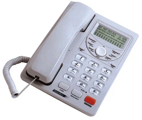 картинка Телефон проводной Вектор 801/08, белый от магазина Альфанит в Кунгуре