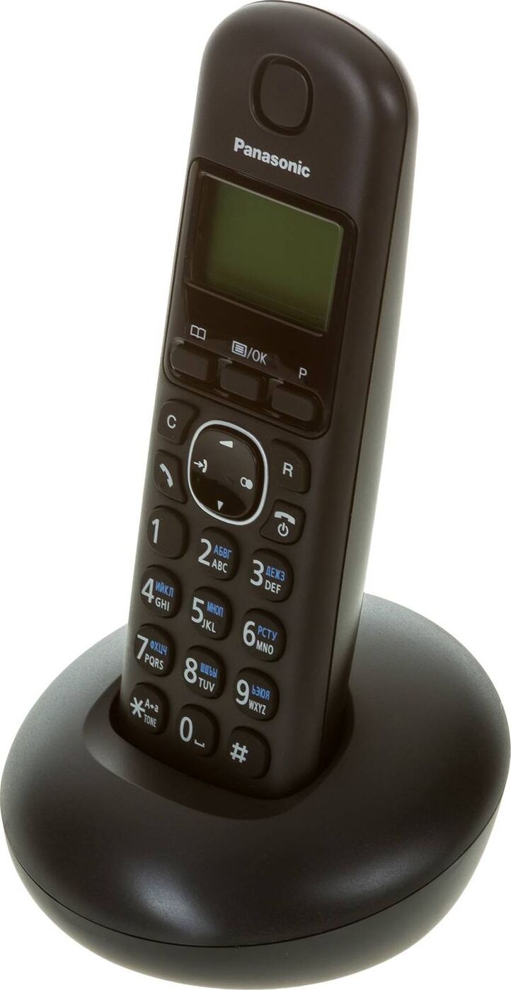 картинка Радиотелефон DECT Panasonic TX-TGB210RUS, черный, LCD, Caller ID, справочник на 50 номеров от магазина Альфанит в Кунгуре