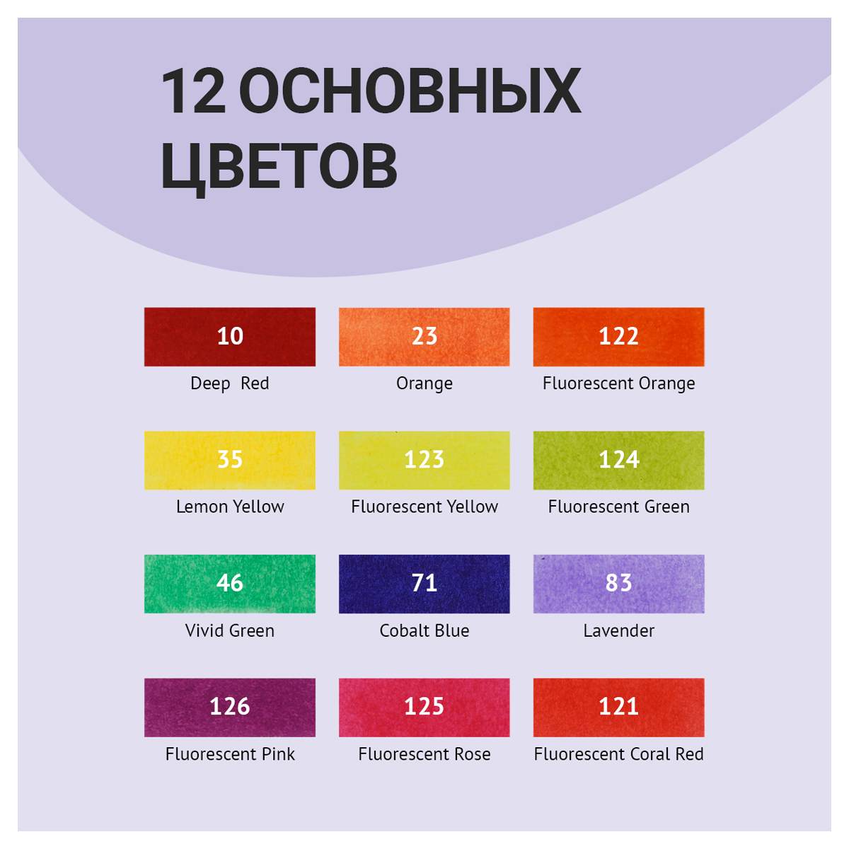 картинка Скетч-маркеры двусторонние, 12 цв, 12 шт, трехгранный корпус, основные цвета, MESHU, MS_38259 от магазина Альфанит в Кунгуре