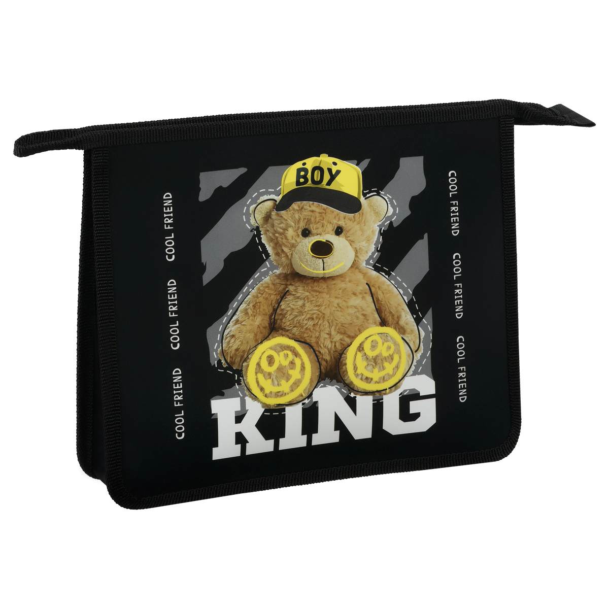 картинка Папка для тетрадей, А5, 1 отдел, пластик, на молнии, "King", ArtSpace, ПТ-73_58207 от магазина Альфанит в Кунгуре