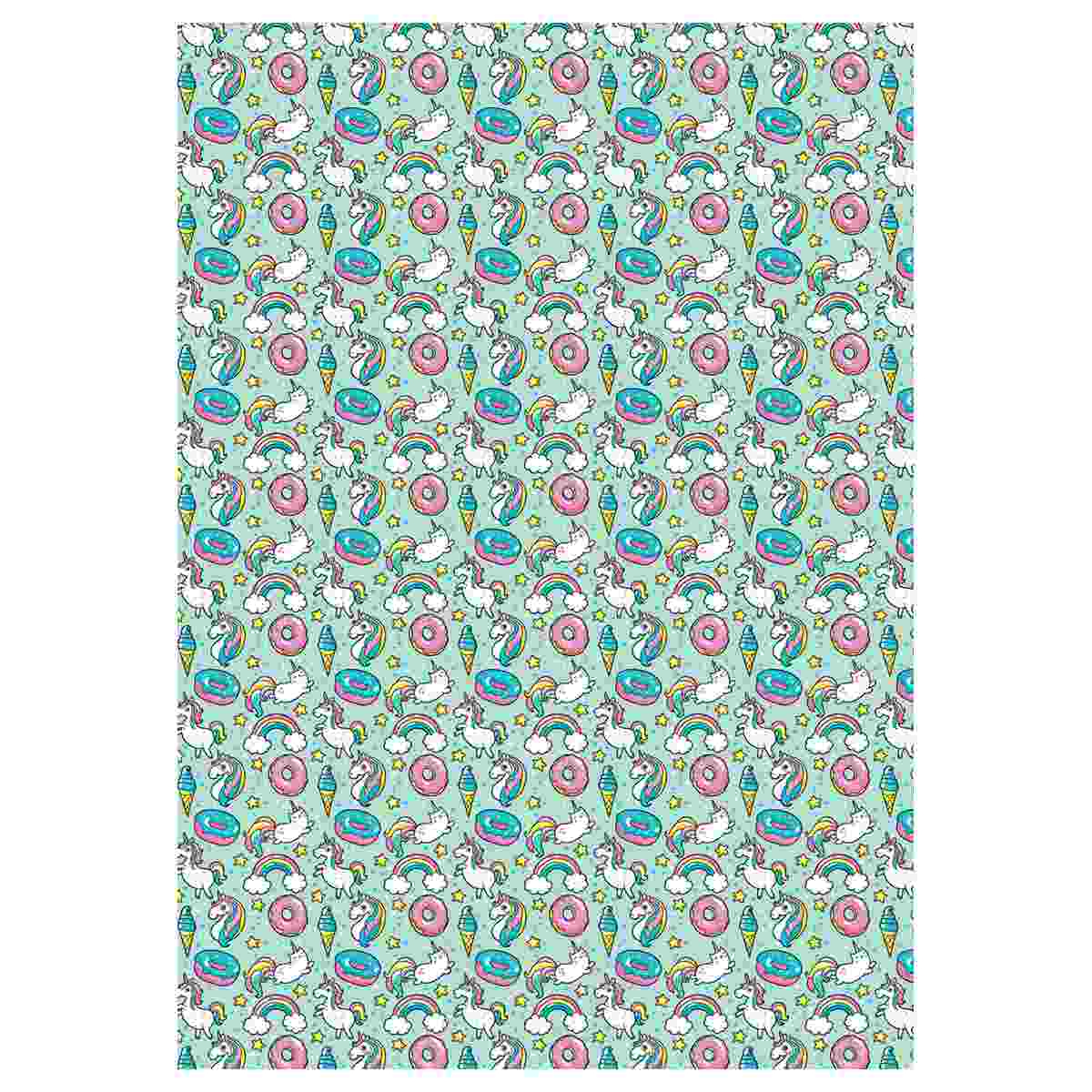 картинка Бумага упаковочная глянцевая, 70*100 см, 80 г/м2, "Unicorn", MESHU, MS_62805 от магазина Альфанит в Кунгуре