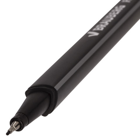 картинка Ручка капиллярная, 0,4 мм, черная, корп. черный, "Aero", BRAUBERG, 142252 от магазина Альфанит в Кунгуре