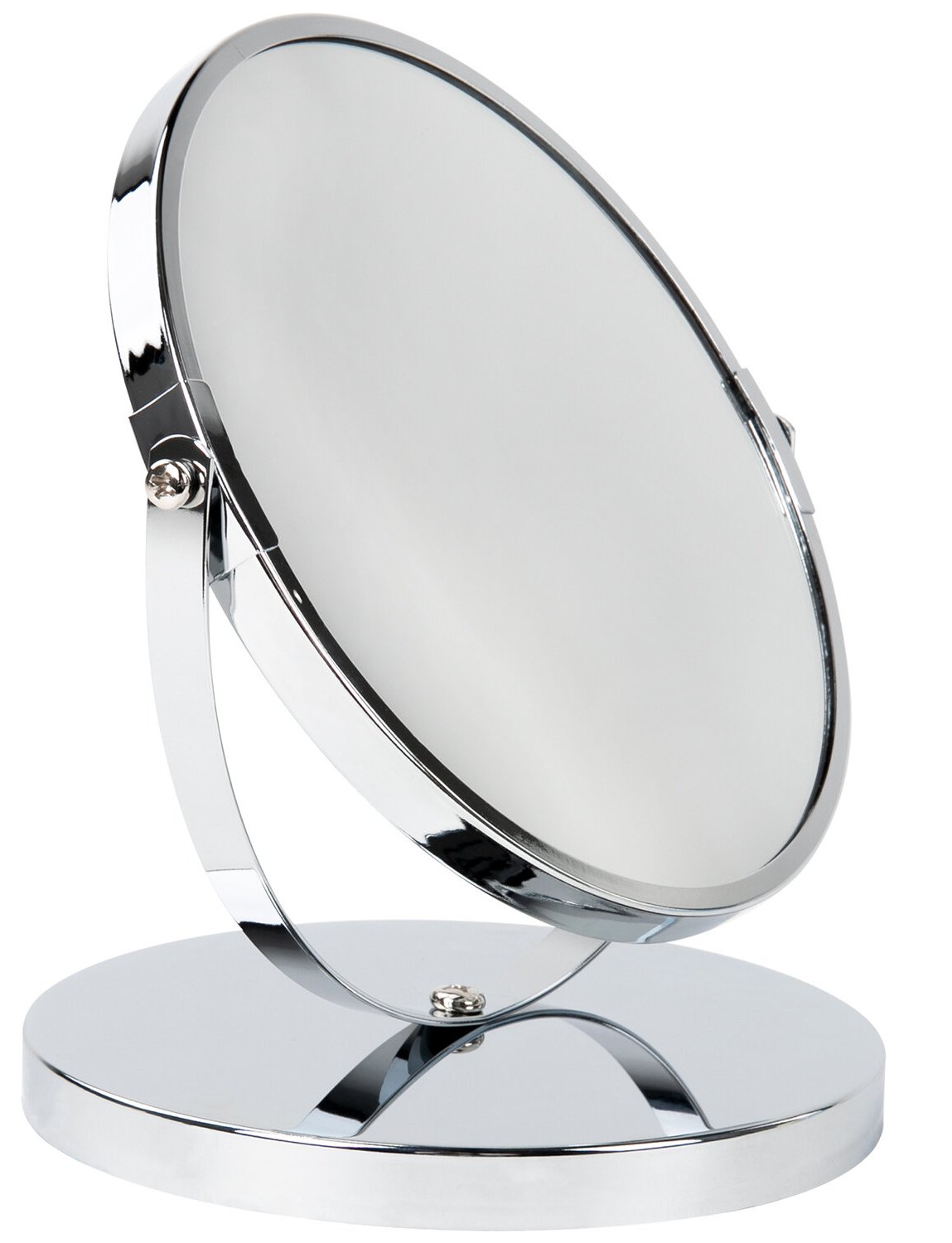 картинка Зеркало настольное, 17 см, двустороннее, увеличительное, BRABIX, 607422 от магазина Альфанит в Кунгуре