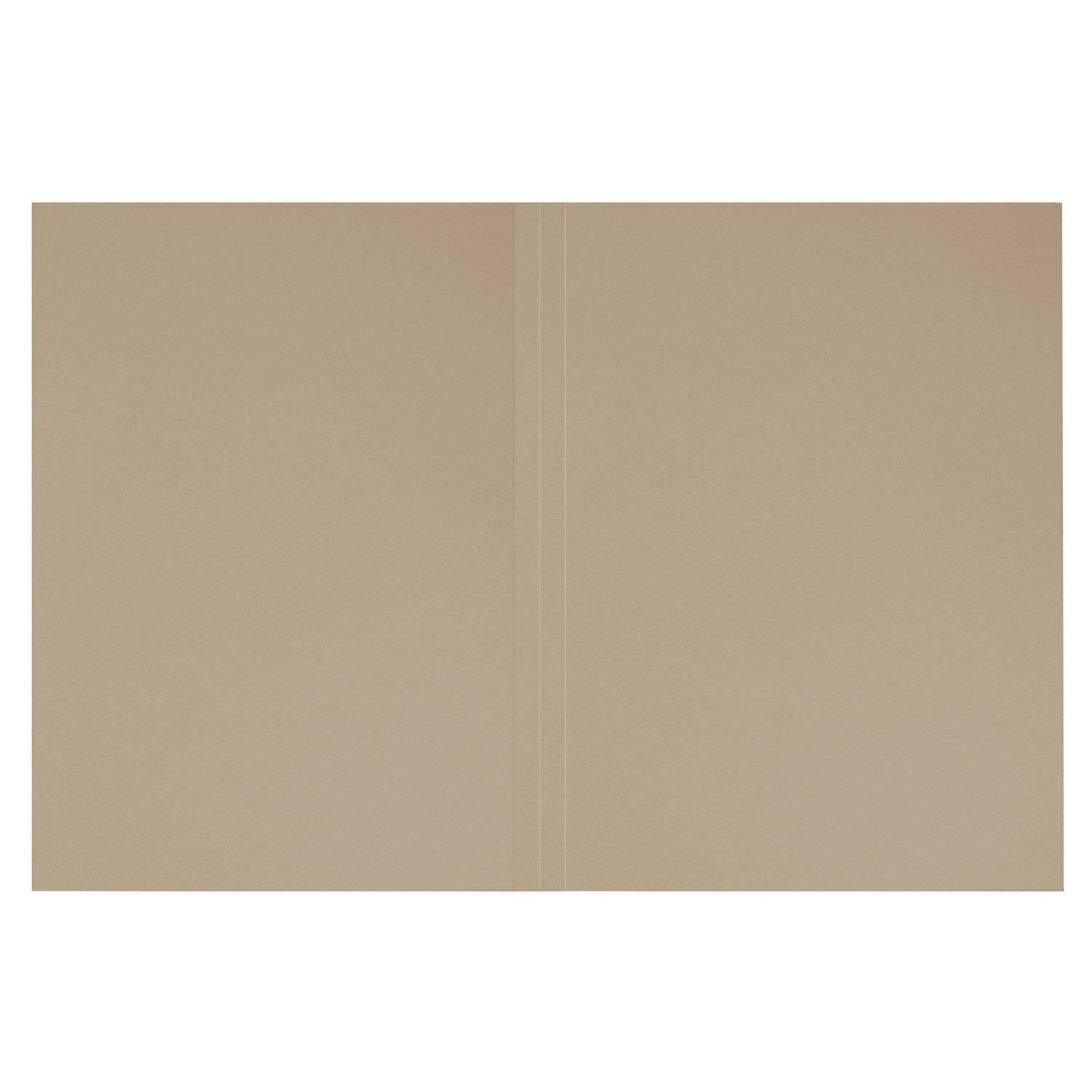 картинка Папка-обложка без скоросшивателя, А4, 440 г/м2, до 200 л, картон, белый, "Дело", BRAUBERG, 110928 от магазина Альфанит в Кунгуре
