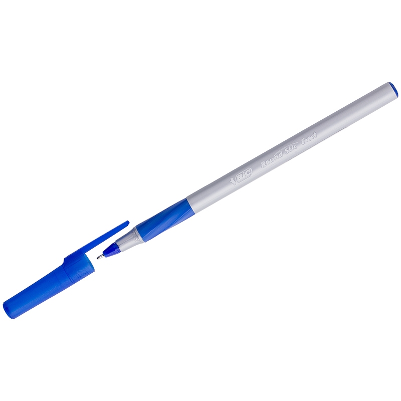 картинка Ручка шариковая, 1,2 мм, синяя, грип, "Round Stic Exact", Bic, 918543 от магазина Альфанит в Кунгуре