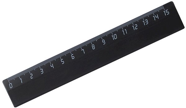 картинка Линейка 15 см, пластик, черный, Workmate, 182000101, 15-0740 от магазина Альфанит в Кунгуре