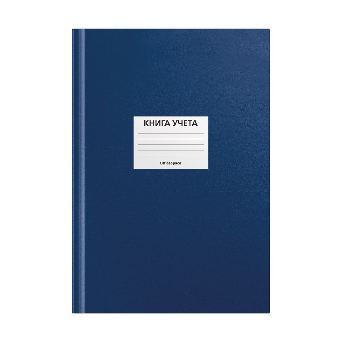 картинка Книга учета, А4, 96 л, клетка, синий, блок офсет, OfficeSpace, 315595 от магазина Альфанит в Кунгуре