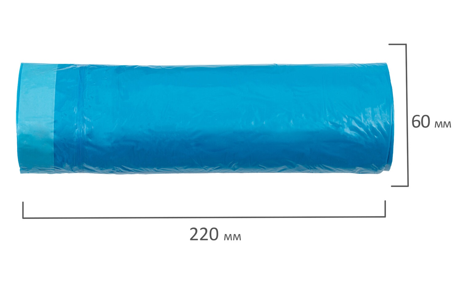 картинка Мешки для мусора, 60 л, 20 шт, 60*70 см, 17 мкм, синие, прочные, "Ultra", LAIMA, 607692 от магазина Альфанит в Кунгуре
