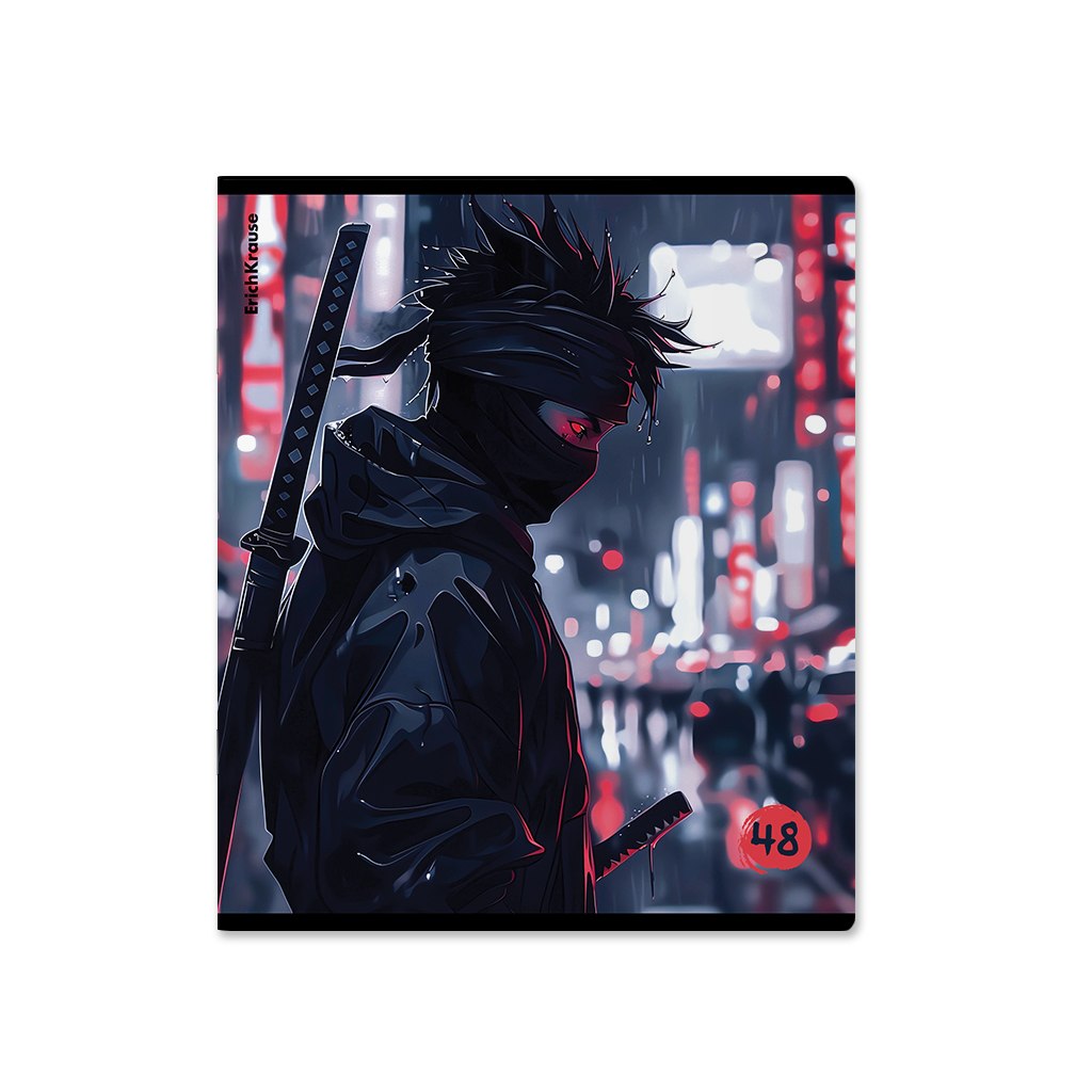 картинка Тетрадь 48 л, А5, клетка, "Samurai", Erich Krause, 63312 от магазина Альфанит в Кунгуре