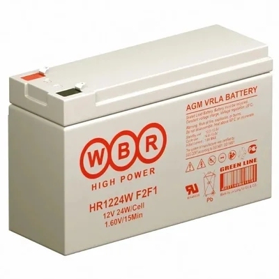 картинка Аккумулятор WBR HR1224W, 12V, 6.6Ah от магазина Альфанит в Кунгуре