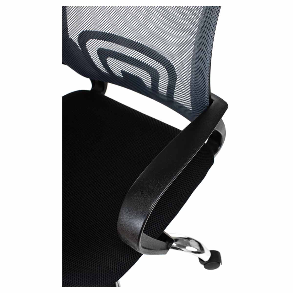 картинка Кресло офисное Helmi "Airy HL-M95", ткань/сетка, черный, 348713 от магазина Альфанит в Кунгуре