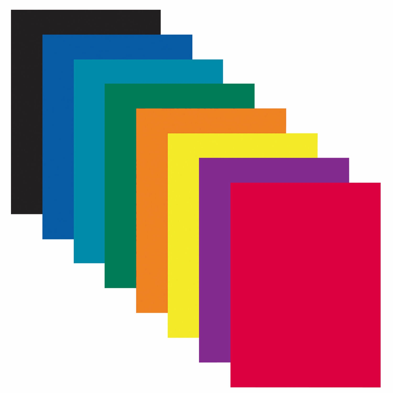 картинка Картон цветной, А4, 16 л, 8 цв, мелованный, "Зайчик", BRAUBERG KIDS, 115159 от магазина Альфанит в Кунгуре
